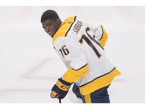 Nashville Predators' P.K. Subban, along with Drew Doughty of the Los Angeles Kings and Victor Hedman of the Tampa Bay Lightning were named the three finalists for the James Norris Memorial Trophy on Thursday.