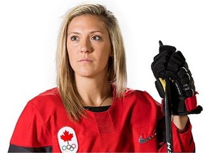 Forward Meghan Agosta is shown in a Hockey Canada handout photo. Agosta has been named to Canada's Olympic women's hockey team. THE CANADIAN PRESS/HO-Hockey Canada