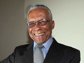 Windsor civil rights activist and former MP Howard McCurdy at his home in LaSalle in 2012.