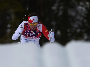 In this Feb. 14, 2014 file photo, Canadian cross-country skier Ivan Babikov competes at the Sochi Olympics.