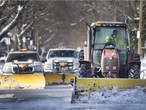 Plow invasion down 2400 block of Chilver Road in South Walkerville on Feb. 12, 2018. During the weekend snow emergency, Windsor was spending $20,000 per hour (not including salt) on snow clearing.
