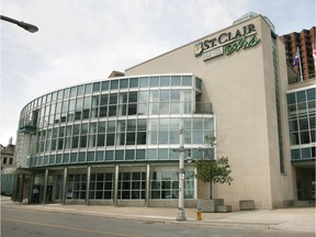 The exterior of the St. Clair Centre for the Arts.