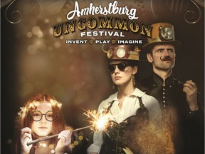Poster for the Amherstburg Uncommon festival, Aug. 3-5.