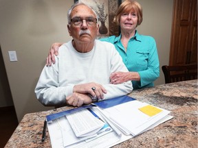 David and Carol Williams, shown at their Belle River home on March 9, 2018. David had a heart attack while in Florida recently and his insurer couldn't find a hospital bed in Ontario. His medical bills so far for heart surgery and a 20-day hospital stay add up to $864,000.