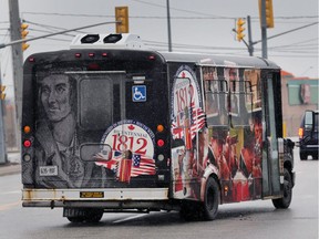 The Tecumseh Transit makes its way down Tecumseh Road east near Manning Road on March 7, 2018.