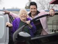 When fellow members of a local Elvis fan club heard Rose Black's car was stolen, they donated money to replace it. Thursday, Black gets her new wheels thanks to the generosity of a local dealership and fans of the King.