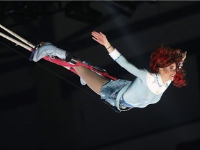 A performer is shown during the Cirque du Soleil Crystal show on  Jan.3, 2018, at the WFCU Centre in Windsor, Ont.