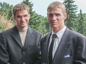 Submitted photo of Matthew Mahoney, right with his brother, Michael Mahoney.