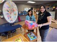 WINDSOR, ON. MARCH 27, 2018. --  Natalie Yascheshyn, right, an employee at ABC Day Care in Windsor, ON. is shown with supervisor Joan Kooner on Tuesday, March 27, 2018. For Battagello story on Liberal free daycare proposal. (DAN JANISSE/The Windsor Star)