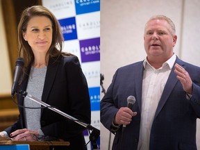 Ontario PC leadership candidates Caroline Mulroney and Doug Ford both made campaign stops in Windsor and Essex County on March 3 and March 4, 2018.