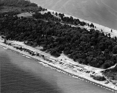 Point Pelee National Park is seen in 1952.