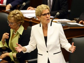 Premier Kathleen Wynne speaks during question period at Queen's Park in Toronto, Ont. on Tuesday September 12, 2017. Dave Abel/Toronto Sun