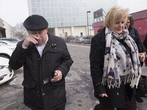 Joseph and Ana Fric, parents of murder victim Elana Fric, leave 1000 Finch Courts after a decision that there was enough evidence to take Dr. Mohammed Shamji to trial for the murder of their daughter on March 16, 2018.