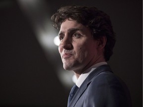 Prime Minister Justin Trudeau, seen here at a Liberal Party fundraiser, in Toronto on March 7, 2018, is kicking off a tour of aluminum and steel factories today with a visit to Quebec's Saguenay region.