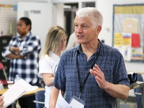 Parenting Matters conference presenter Chris Reid shares some insights during the April 21, 2018, event at F. J. Brennan Catholic High School.