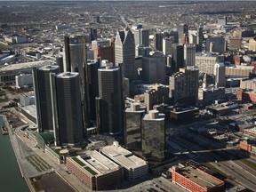 The skyline of Detroit's downtown is seen in this file photo.