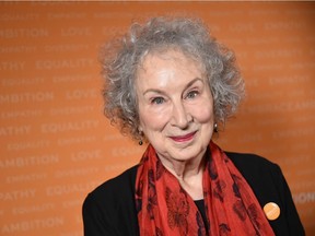Writer Margaret Atwood, a long-time seasonal resident of Pelee Island, is pictured on April 24, 2018 in New York City.