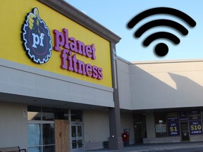 This file photo shows a Planet Fitness gym location on Friday, Nov. 17, 2017 in Cornwall, Ont.