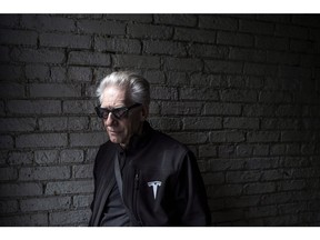 Film director David Cronenberg, is shown on his way to a film event in Toronto on May 7, 2014.