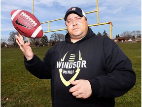 Paul Horoky, president of the Windsor Minor Football league, is shown at the Fogolar Furlan on April 23, 2018.