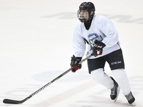 Sun County Panthers forward Matthew Maggio, seen here at the 2018 OHL Development Combine in Oshawa, is one of 17 area players rated for Saturday's OHL Draft. Aaron Bell/OHL Images / Windsor Star