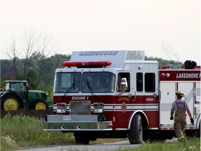 A Lakeshore Fire truck is pictured in this  2014 file photo.