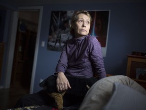 Dale Lee a grandmother raising a 14-year-old with complex mental health issues, is pictured in the boy's room on April 16, 2018.