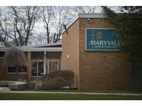 The exterior of Maryvale is pictured Wednesday, April 25, 2018.