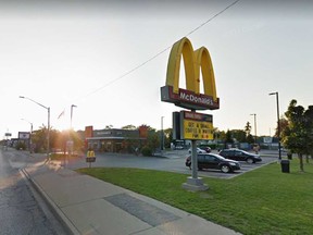 The McDonald's location at 2780 Tecumseh Rd. E. in Windsor's east end is shown in this Google Maps image.
