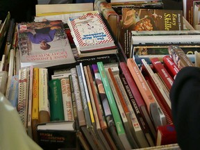 Books for sale at the Windsor Star's Raise-a-Reader book sale in May 2017.
