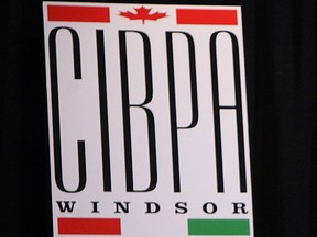The logo of the Canadian Italian Business and Professional Association of Windsor.
