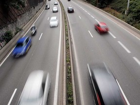 Vehicles hurtle along a highway in this September 2013 international file photo.