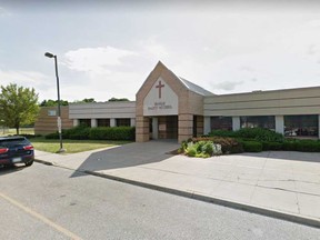 École Saint-Michel in Leamington is shown in this 2012 Google Maps image.