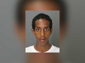 An image provided by Windsor police of Yusuf Ali, 19, of Windsor, who is wanted on a charge of first-degree murder in relation to the death of Leonard Damm, 73.