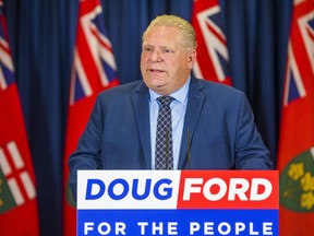 Ontario PC leader Doug Ford. (Postmedia photo)