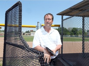 Tecumseh Parks and Recreation director Paul Anthony at the town's Hebert Field, located beside the Tecumseh Recreation Complex/Arena on May 28, 2018.