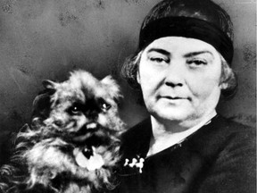 Canadian artist Emily Carr is shown in an unadted photo.