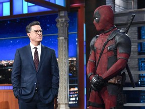 Deadpool stopped by The Late Show with Stephen Colbert this week.