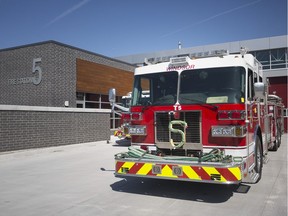 Fire Station no. 5 at 2650 Northwood St., is pictured during an official opening ceremony on May 1, 2018.