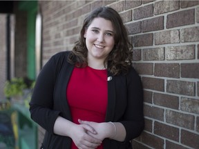 Kate Festeryga is shown at the Liberal candidate meeting in Kingsville where she was acclaimed the Liberal candidate for Essex, Wednesday, May 16, 2018.