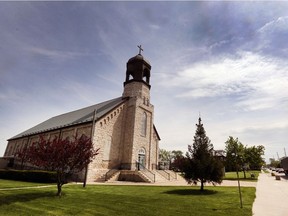 The landmark St. Clement's Church in the heart of McGregor is shown on May 18, 2018.