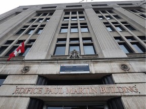 The Paul Martin Building in downtown Windsor, is shown on Monday, May 14, 2018.