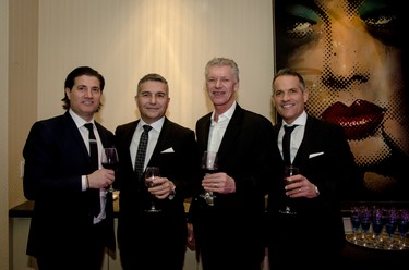 From left, Danny Mucci, Joe Spano, Henry Froese and Bert Mucci.