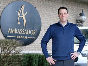 Scott Pritchard of Mackenzie Tour-PGA Tour Canada is shown during a May 3, 2018, visit to the Ambassador Golf Club, host of the Windsor Championship. More volunteers are being sought for the July 2 to 8 event.