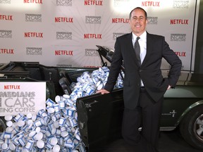 Jerry Seinfeld attends Comedians in Cars Getting Coffee - New York Event at Classic Car Club Manhattan on June 25, 2018 in New York City. (Dimitrios Kambouris/Getty Images for Netflix)