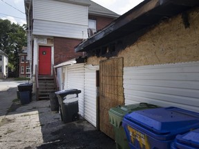 The serial arsonist who set this fire at 430 Wyandotte St. W., shown Sept. 3, 2017, cannot be held criminally responsible, a Windsor judge has ruled.