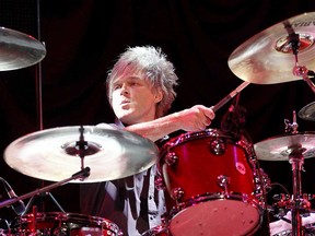Windsor rock drummer Jeff Burrows performing in a 2016 file photo.