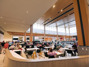 The new food court at the Devonshire Mall in Windsor was officially opened on June 27, 2018. A view of a portion of the space is shown.