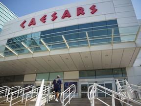 WINDSOR, ON. June 7, 2018 – Dave Elias of Fraser, Mich. walks up the steps to Caesars Windsor Thursday, June 7, 2018. The casino's closure during 60-day worker strike kept Elias from playing the slots there.