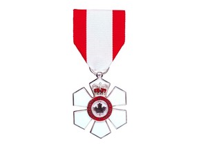 Order of Canada medal.